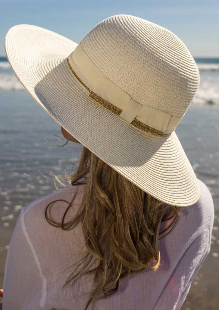 Charlene Summer hat For Women - Ivory / Medium / 4 in
