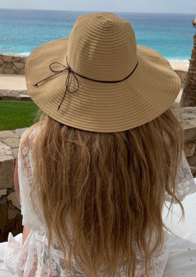 Laguna Travel Hat For Women Beige Packable Large Head