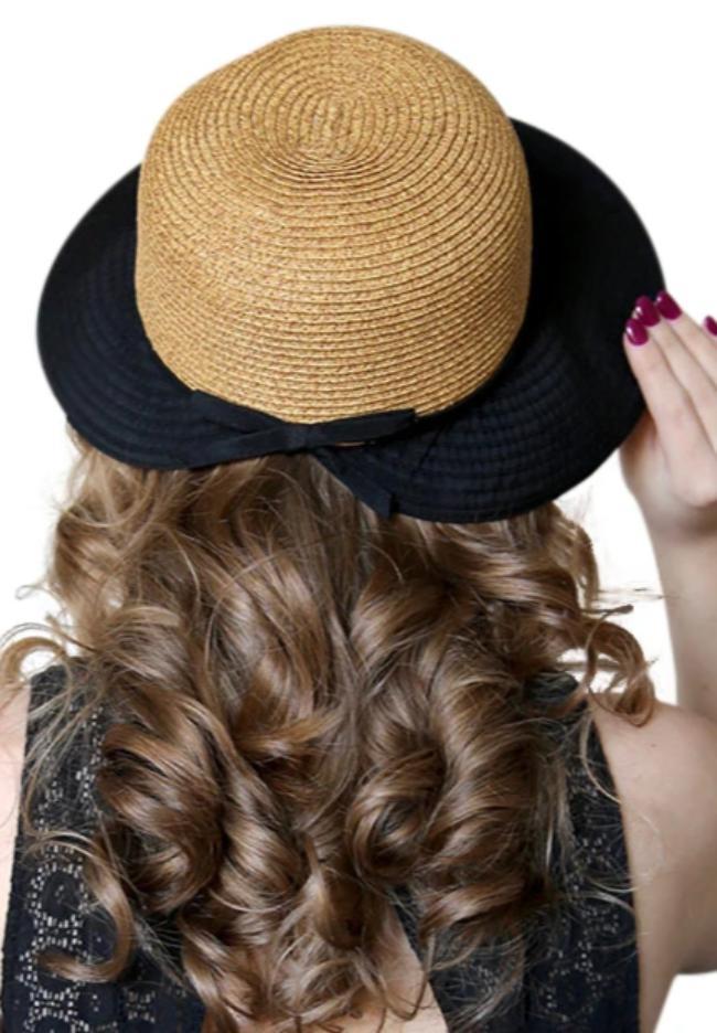 Black Face Saver Hat For Women - Visor Hat