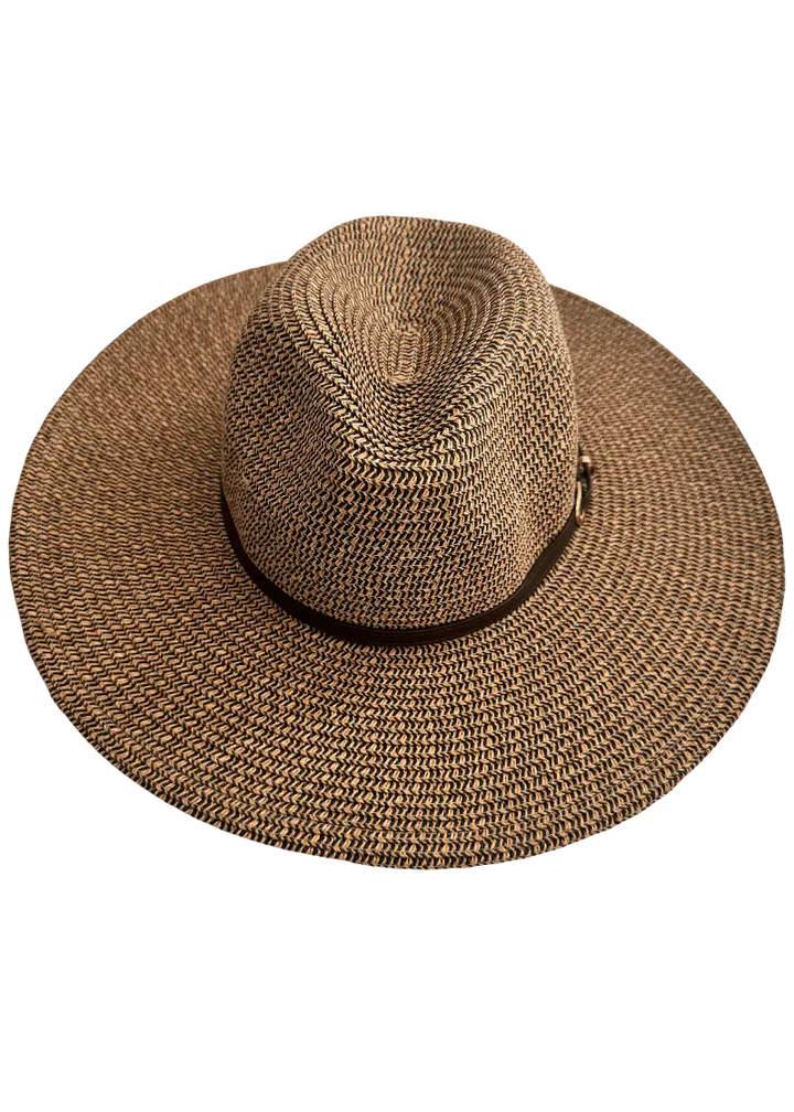 Large Head Fedora Hat For Women Wide Brim UPF 50 – Sungrubbies display picture 1