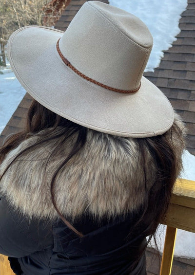 Summer sun hat for women XL ivory