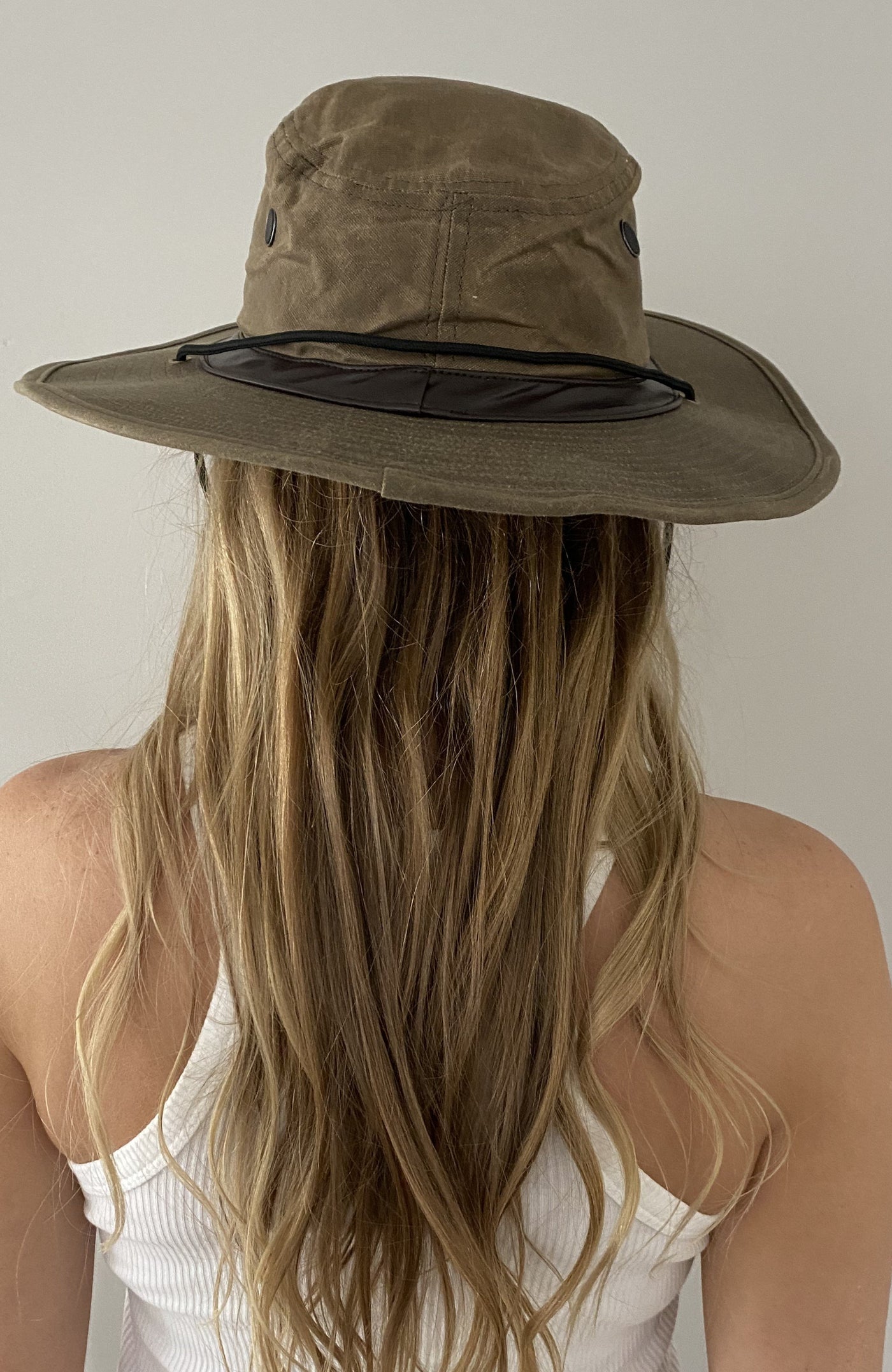Womens Hiking Hat WIth chin Strap For Large Heads