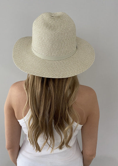 Ivory Fedora Sun Hat For Women With Large Heads