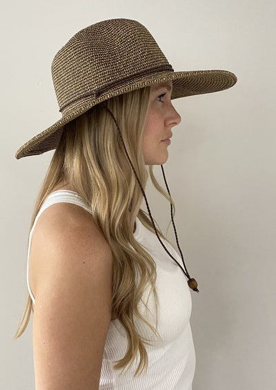 Summer hat womens extra large with chinstrap