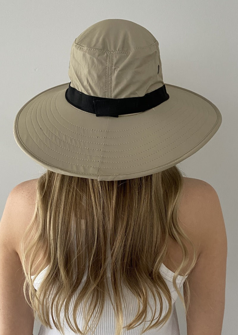 Packable Hat For Women Wide Brim With Chin Strap
