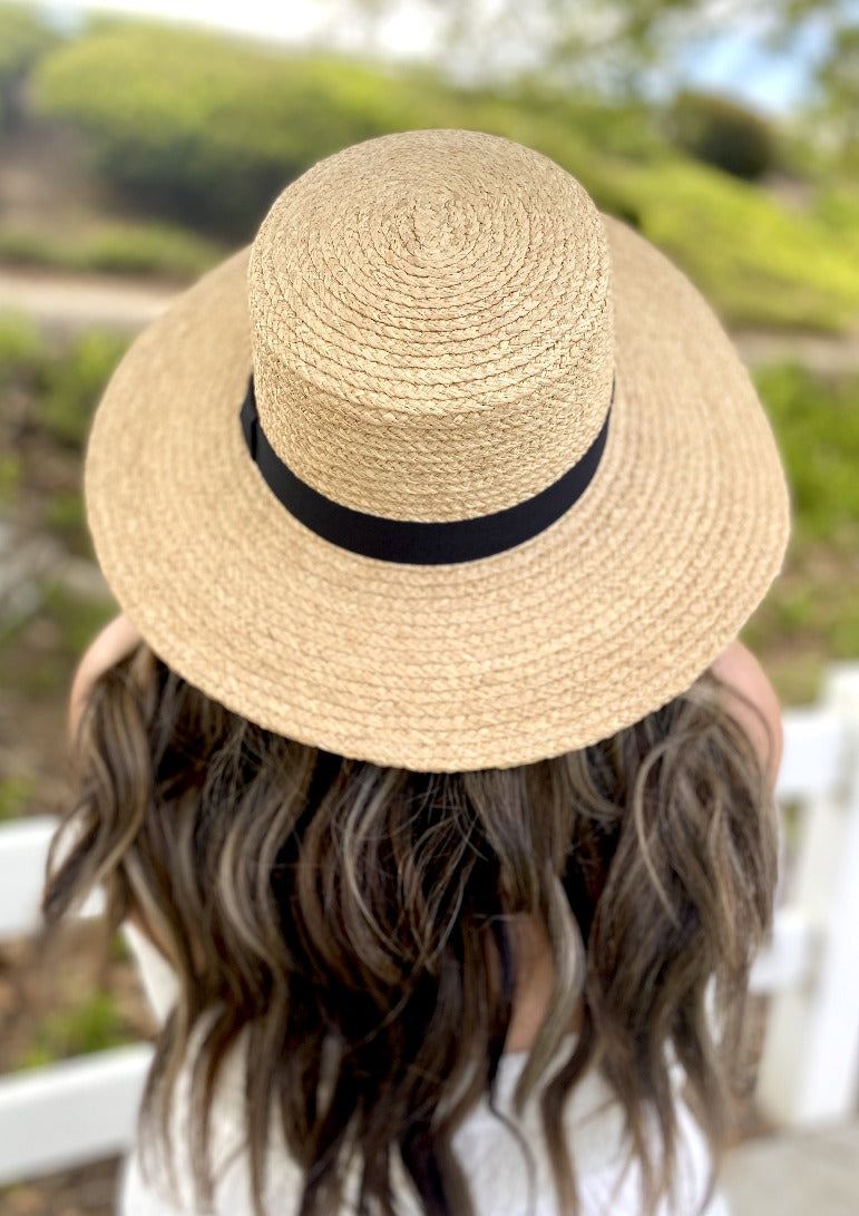 Boater Sun Hat For Travel Womens XL