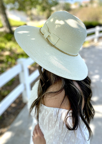 Summer hat womens xlarge cream