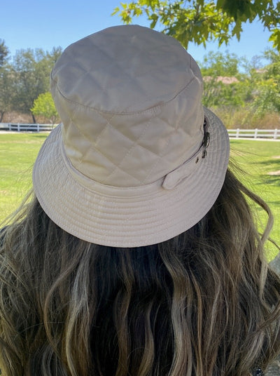 beige Bucket Hat For Women With large Heads