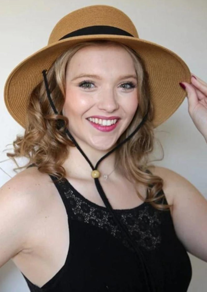 Amber Gardening Straw Hat For Women Large Tan 