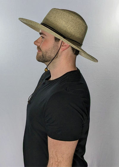 Big Head Sun Hat Mens UPF 50+ Breathable Gardening Hat