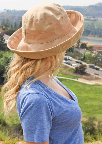 Large Head Summer hat for women UPF 50+ 2XL