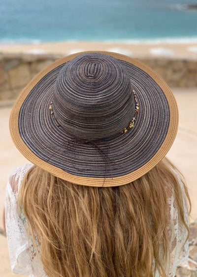 Crystal Women Summer Hat XLarge Cocoa