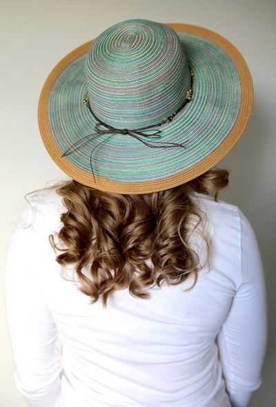 Crystal Big Brim Hat For Women upf 50