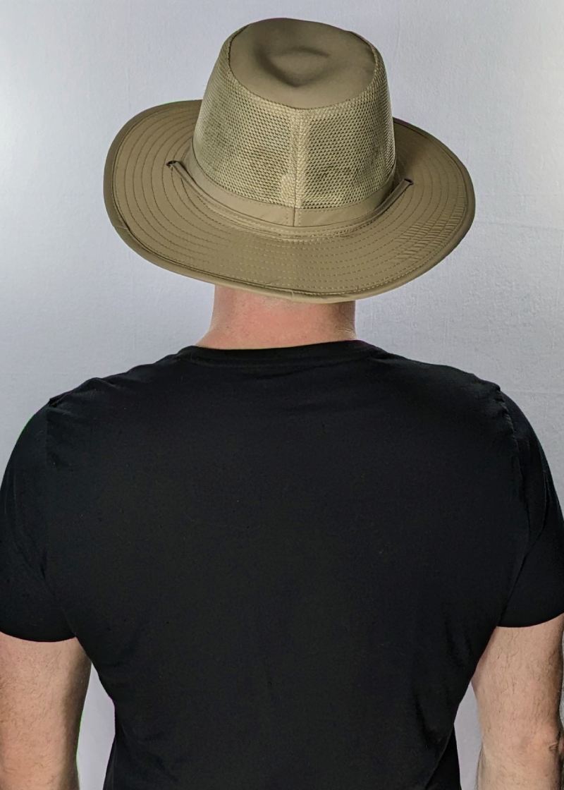 Crushable Safari Large Head Mens Hat Breathable