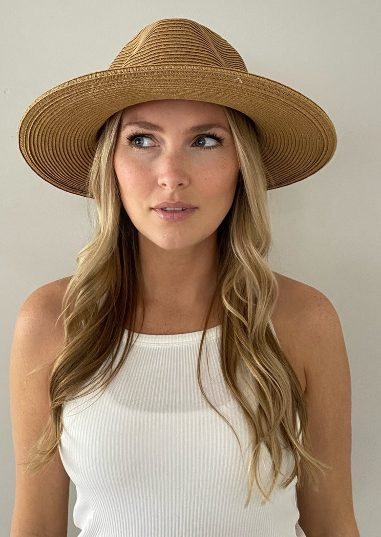 Wide Brim Fedora Hat For Women
