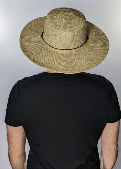 Large Head Sun Hat Mens UPF 50+ Straw Hat