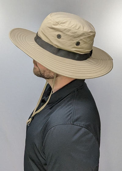 Summer Hat Mens Wide Brim With Strap