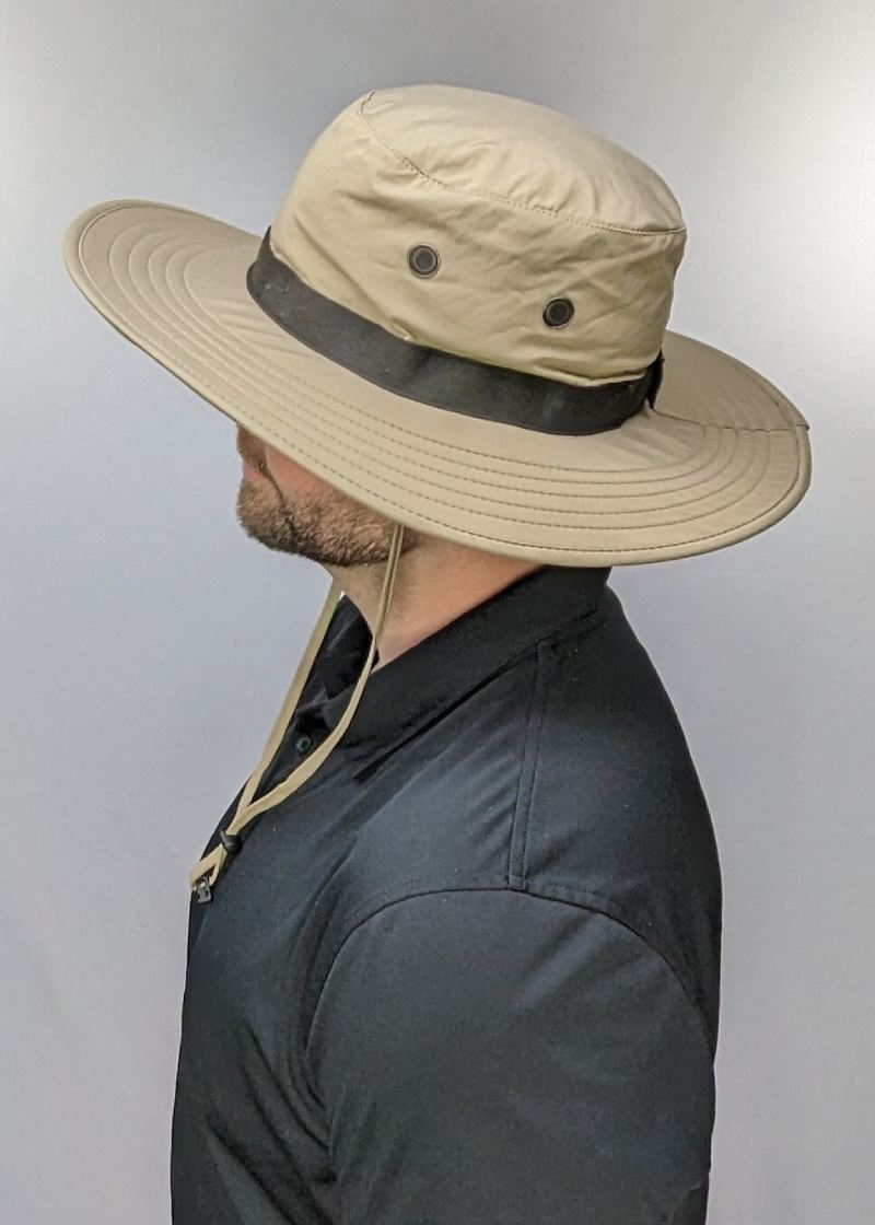 Wind Haven Mens Sun Hat with Strap Fits Large Heads Khaki 4XLarge