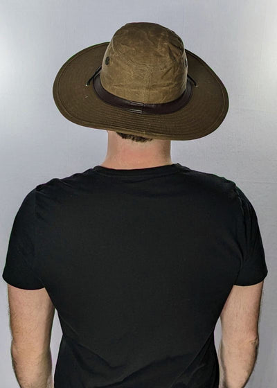 Large Head Hat For Men SPF Hat Breathable Wide Brim Chin Strap