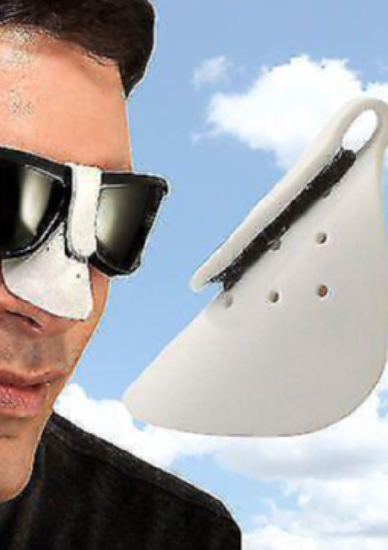 Nose Protector unisex Nose Guard UPF 50 Adjustable Lightweight White